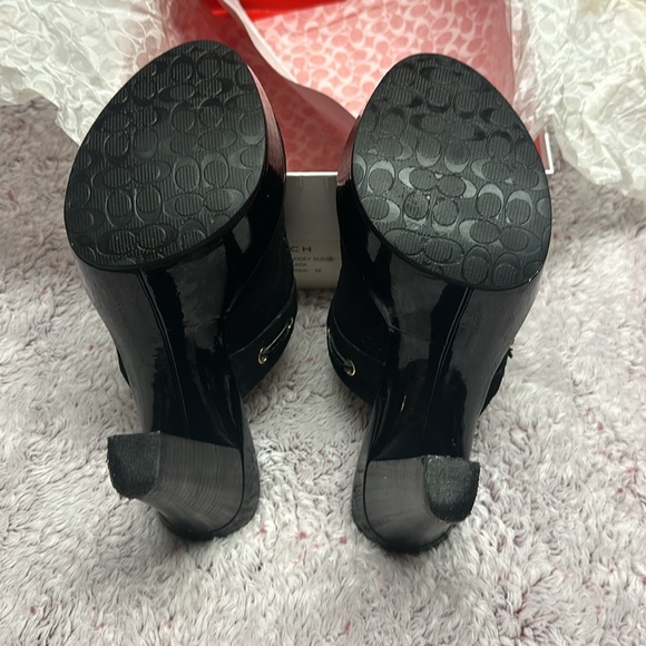 Coach Jodey Suede Clogs - Like New - Picture 6 of 8
